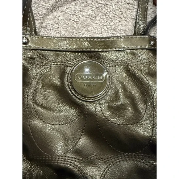 Coach Olive Green Tote Bag - Picture 2 of 6